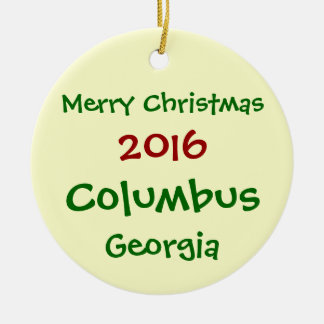 NUEVO ORNAMENTO 2016 DEL NAVIDAD DE COLUMBUS