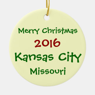 NUEVO ORNAMENTO 2016 DEL NAVIDAD DE KANSAS CITY