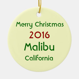 NUEVO ORNAMENTO 2016 DEL NAVIDAD DE MALIBU