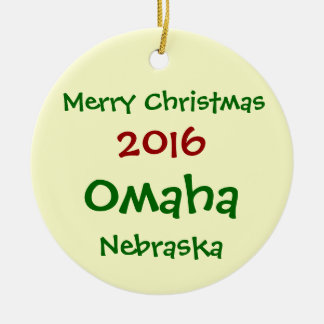 NUEVO ORNAMENTO 2016 DEL NAVIDAD DE OMAHA NEBRASKA