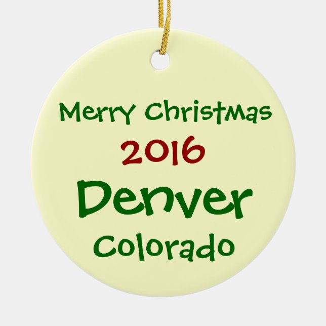 NUEVO ORNAMENTO ADAPTABLE DE 2016 NAVIDAD DE (Frente)