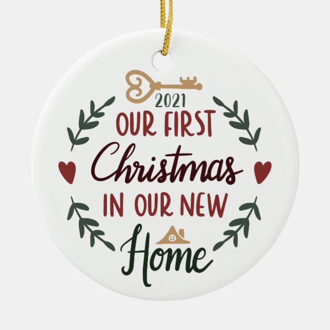 Nuevo ornamento de hogar para navidades (Frente)