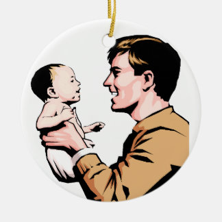 Nuevo ornamento del navidad del papá