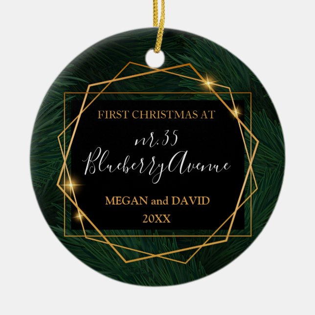 Nuevo ornamento doméstico personalizado (Frente)