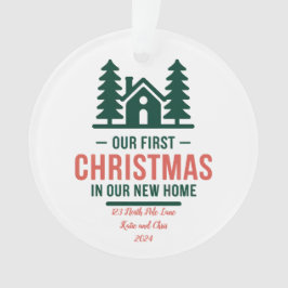 Nuevo ornamento navideño 2024, personalizado