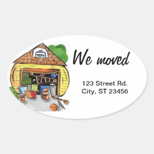 Nuevo Pegatina de direcciones