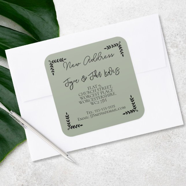 Nuevo Pegatina de direcciones Cambio de pegatina d (Subido por el creador)