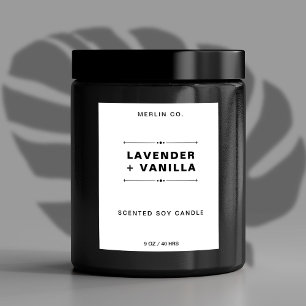 Nuevo Pegatina de etiquetas de productos de velas 