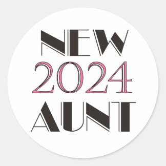 Nuevo Pegatina de tía 2024