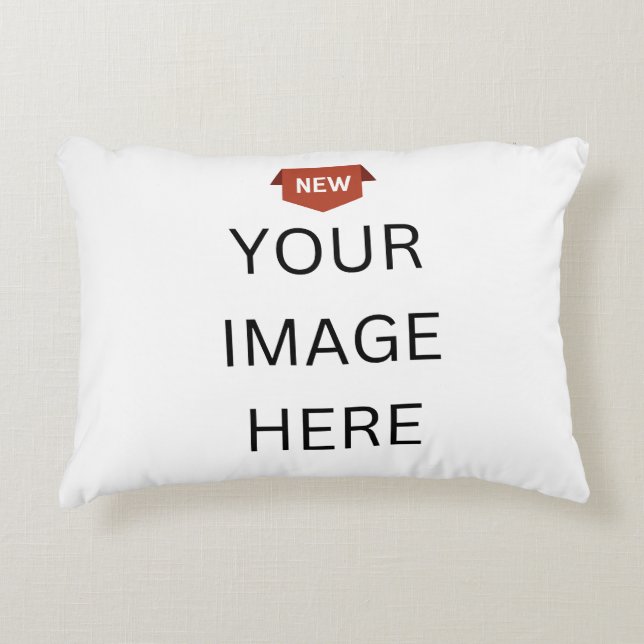 ¡NUEVO! Personalizar de almohada de acento de 12"  (Anverso)