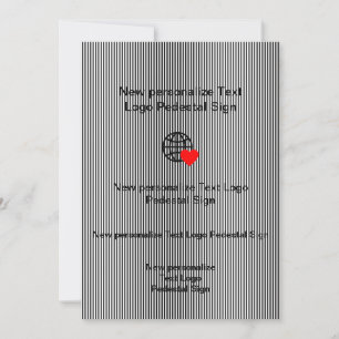 Nuevo Personalizar de invitación plana propio