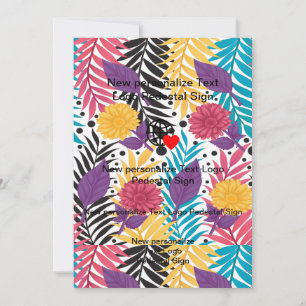 Nuevo Personalizar de invitación plana propio