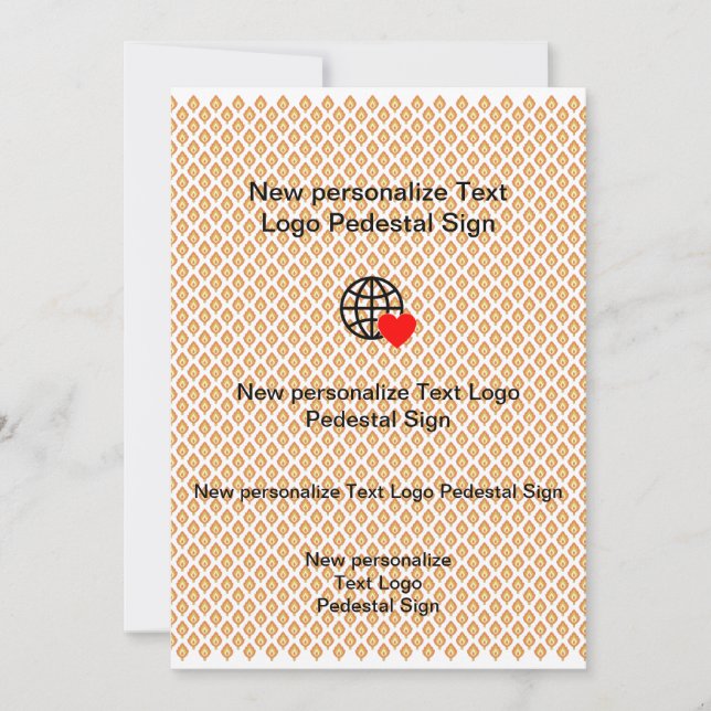 Nuevo Personalizar de invitación plana propio (Anverso)