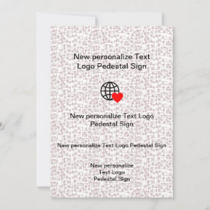 Nuevo Personalizar de invitación plana propio