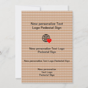 Nuevo Personalizar de invitación plana propio