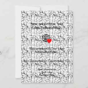 Nuevo Personalizar de invitación plana propio