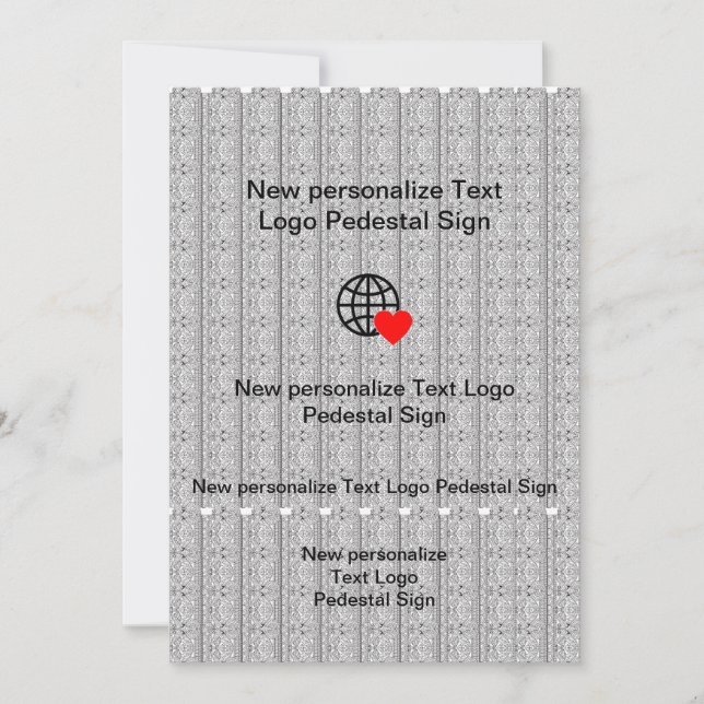 Nuevo Personalizar de invitación plana propio (Anverso)