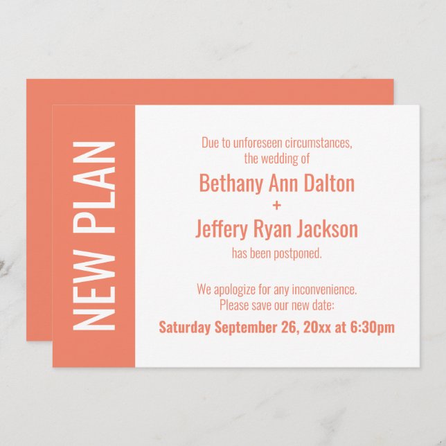 Nuevo plan de Salmon, tarjeta de actualización de  (Anverso / Reverso)