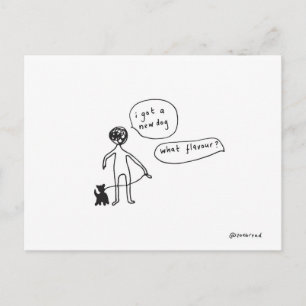 nuevo postal de perro