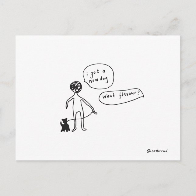 nuevo postal de perro (Anverso)