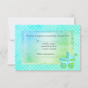 nuevo punto pastel punto pram baby ducha rsvp