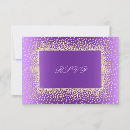 Nuevo Purpurina Purple Amethyst Gold RSVP