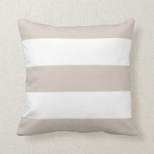 Nuevo regalo de almohada luminosa Khaki y franja b