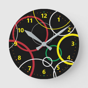 Nuevo reloj de pared acrílico de onda