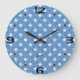 Nuevo reloj de pared de baño perfecto de hielo azu