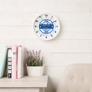 ¡Nuevo! Reloj de pared, marco de madera blanco red