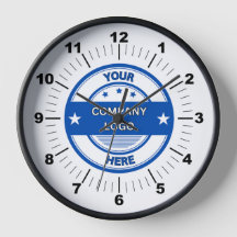 ¡NUEVO! Reloj de pared, marco de madera negro redo