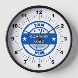 ¡NUEVO! Reloj de pared, marco de madera negro redo