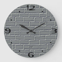 Nuevo reloj de pared para el hogar Negro y gris la
