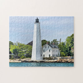 Nuevo rompecabezas de Connecticut del faro del