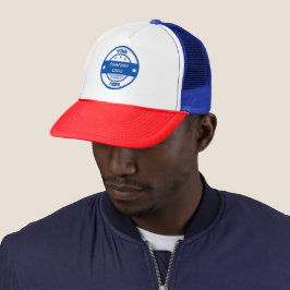 ¡NUEVO! Sombrero de camión - Azul blanco rojo - Pe
