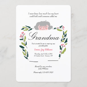 Nuevo sorbo de abuela y ver invitación