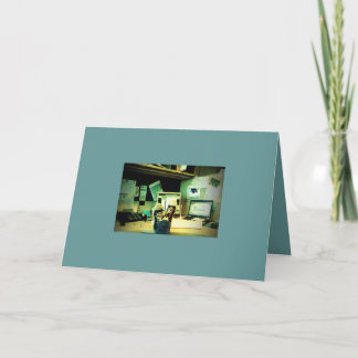 Nuevo trabajo - enhorabuena - tarjeta