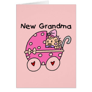 Nuevos camisetas y regalos de la abuela de la niña