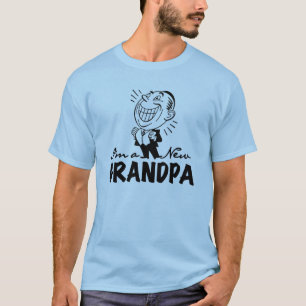 Nuevos camisetas y regalos sonrientes del abuelo