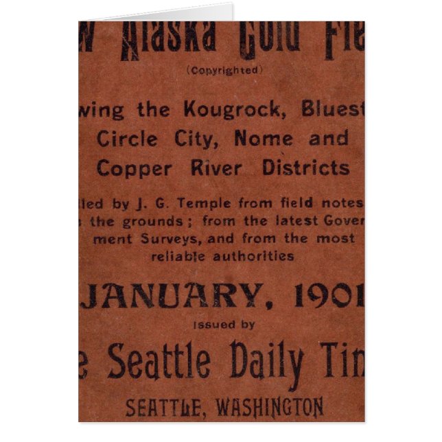 Nuevos campos de oro de Alaska (Frente)