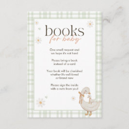 Nuevos libros tontamente gansos para tarjeta de be