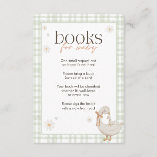 Nuevos libros tontamente gansos para tarjeta de be