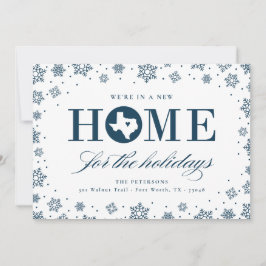 Nuevos Navidades del hogar Texas Moving Invitación