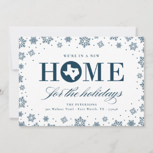 Nuevos Navidades del hogar Texas Moving Invitación