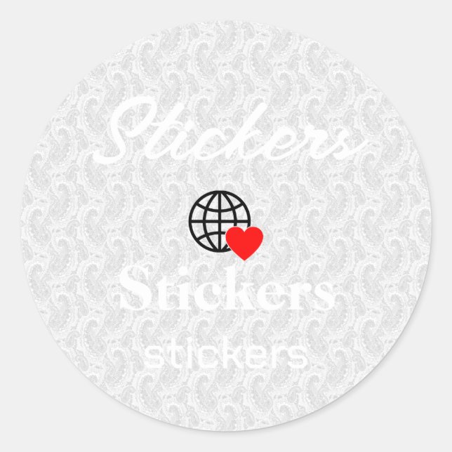 Nuevos Pegatinas personalizados de logotipos de te (Anverso)