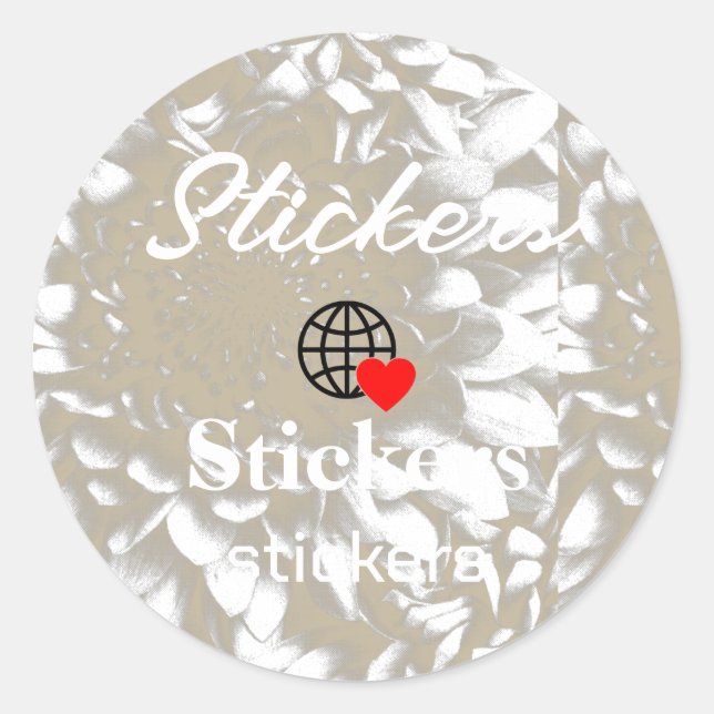 Nuevos Pegatinas personalizados de logotipos de te (Anverso)