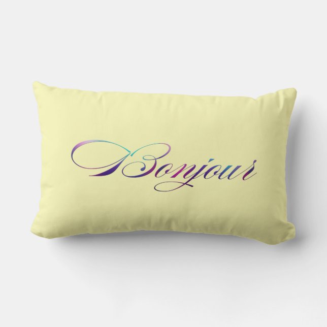Nuez Bonne / Almohada Lumbar Bonjour (Reverso )