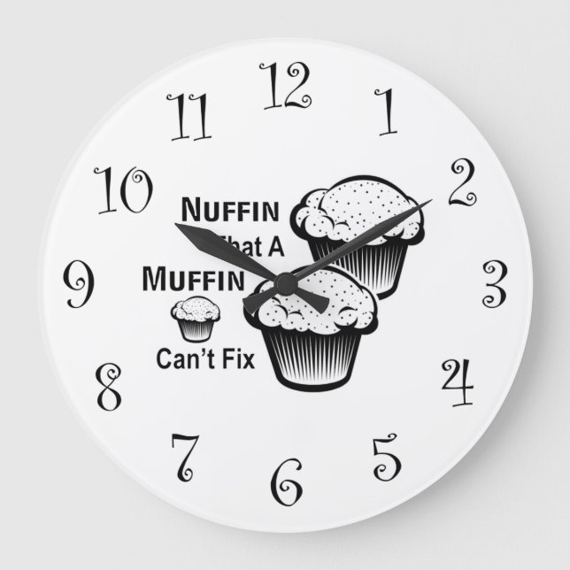 Nuffin que un moffin no puede arreglar el reloj de (Anverso)