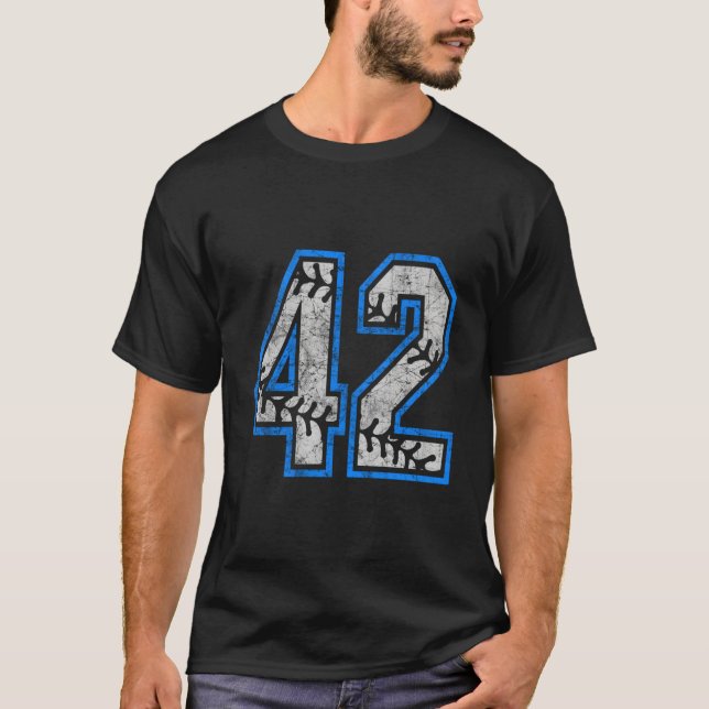 Núm. 42 Caras de béisbol de Jersey #42 Shi con pro (Anverso)
