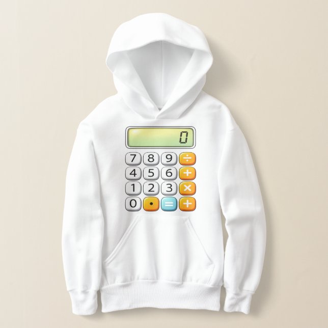 Number Day Classic Calculator Math Hoodie (Distribución )